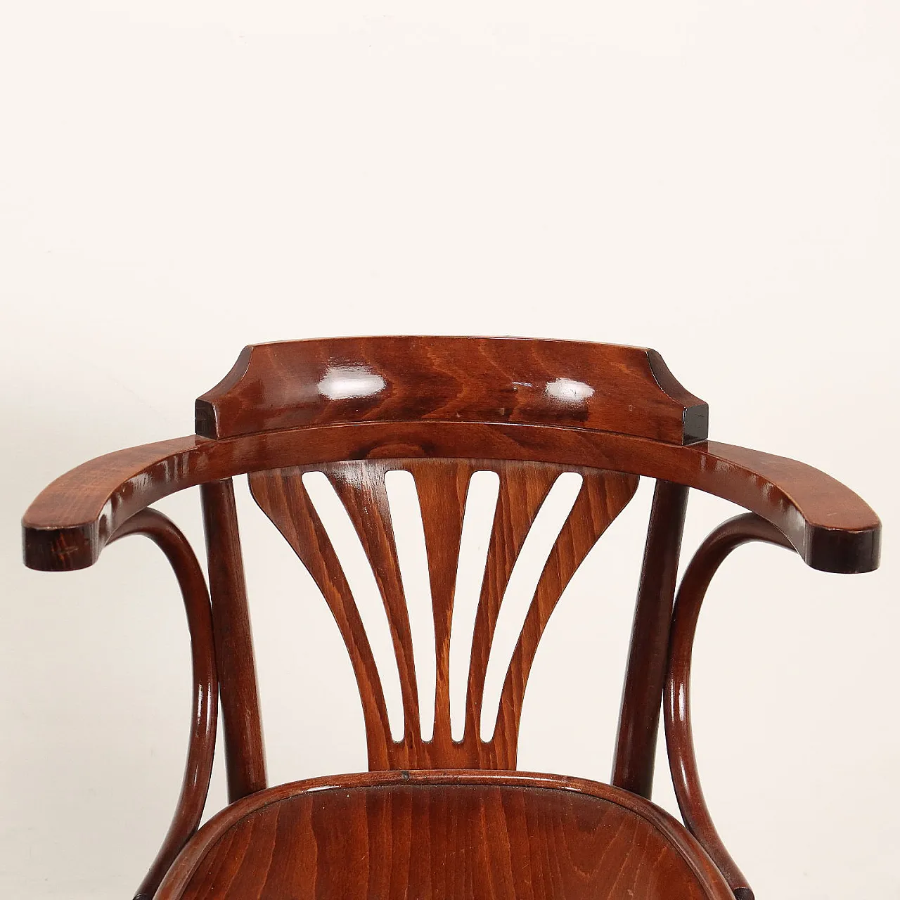 6 Sedie in stile Thonet in faggio curvo e verniciato, '900 4