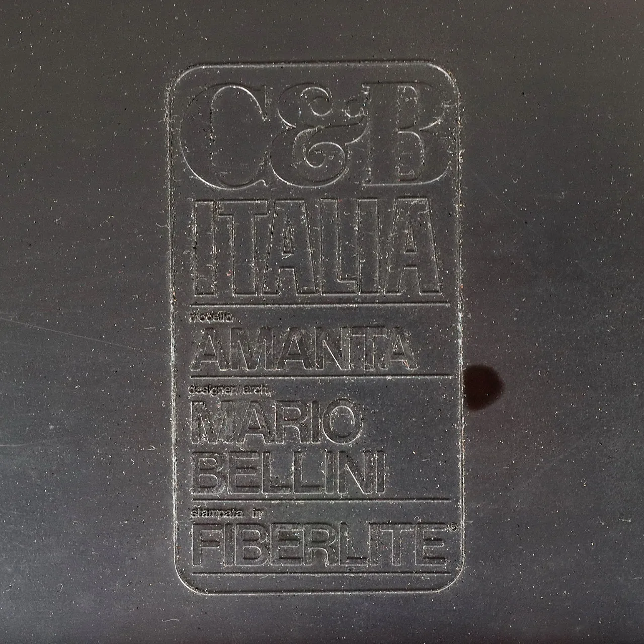 3 Poltrone Amanta in plastica e tessuto, '900 7