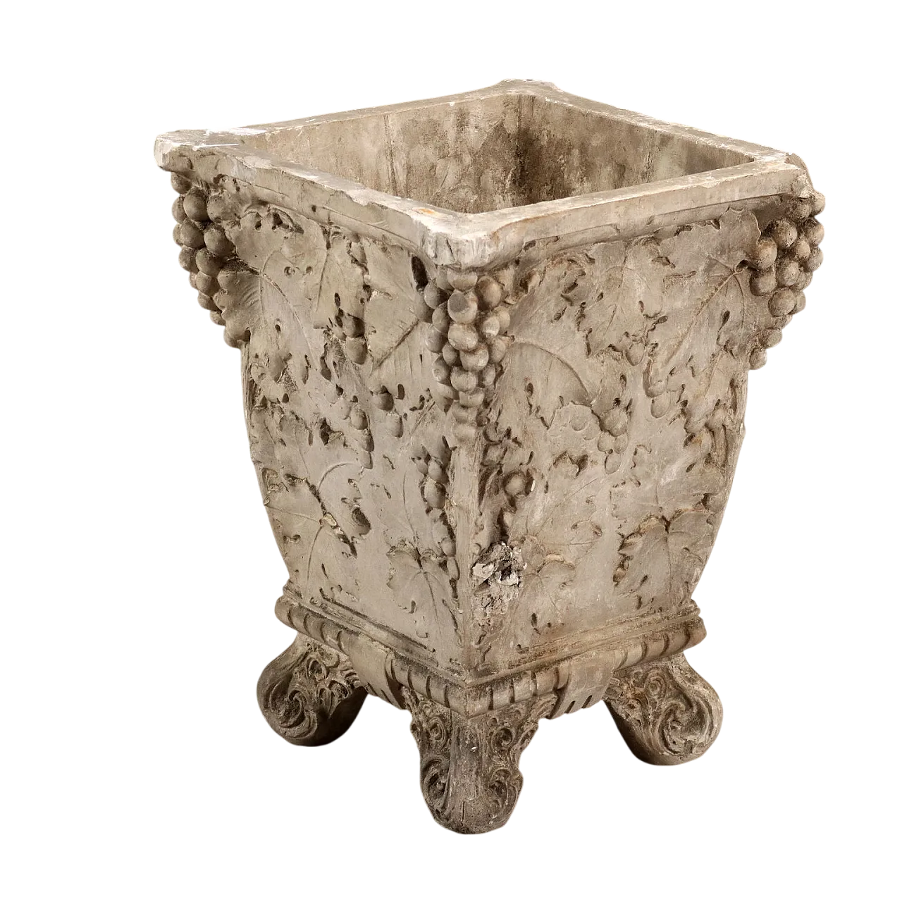 Vaso in gesso con altorilievi, '800 10