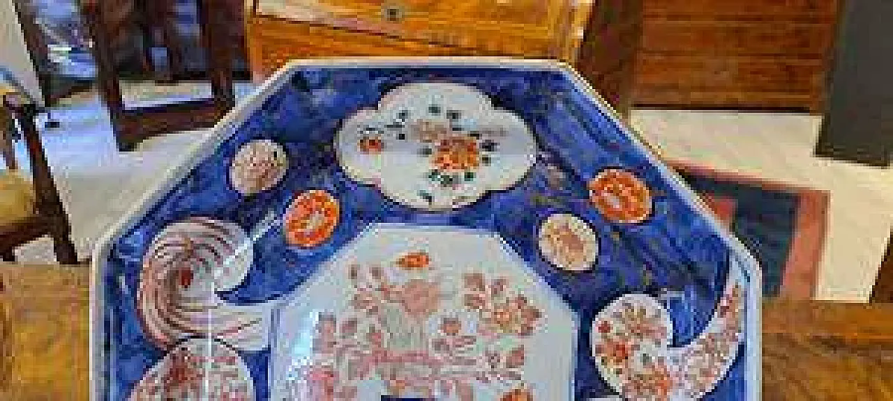 Piatto in porcellana giapponese Imari, '700 2