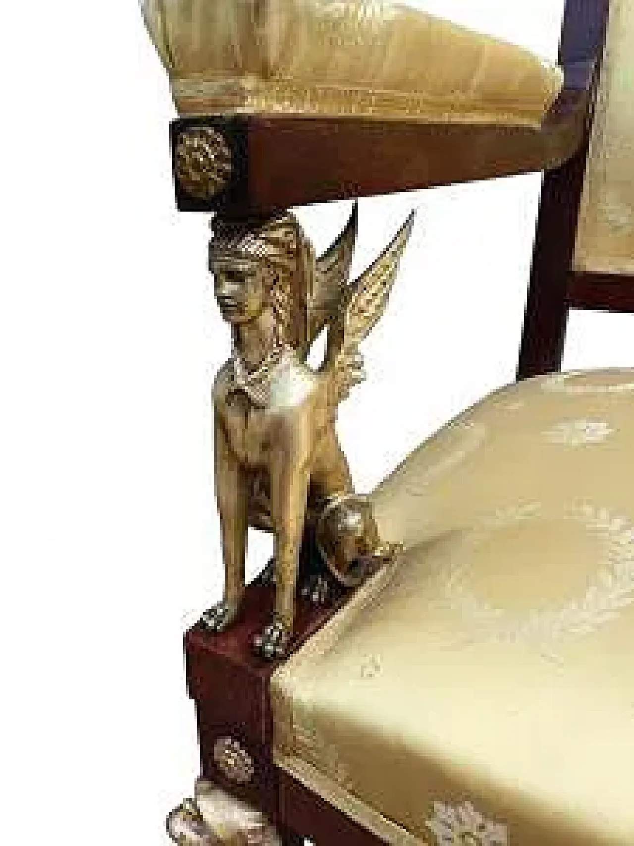 Pair of mahogany armchairs, late 19th century 7