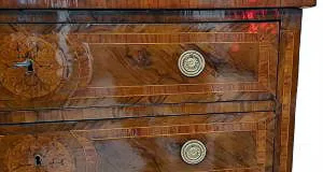 Lombard Louis XVI wooden chest of drawers, late 18th century 4