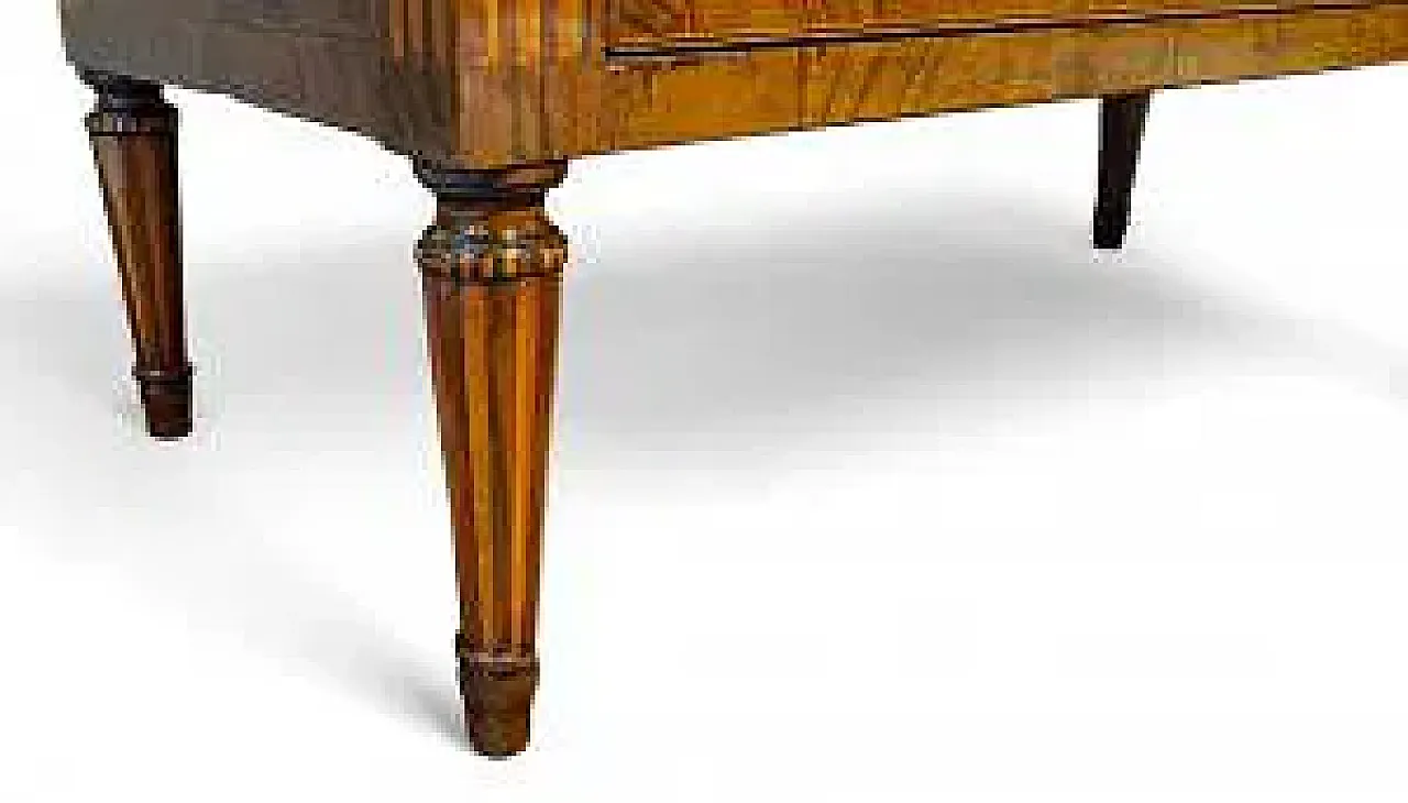 Secretaire a cilindro genovese in legno, fine '700 4