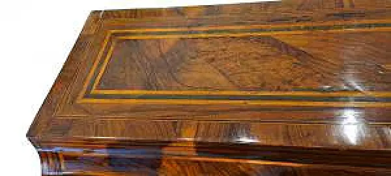Secretaire a cilindro genovese in legno, fine '700 7