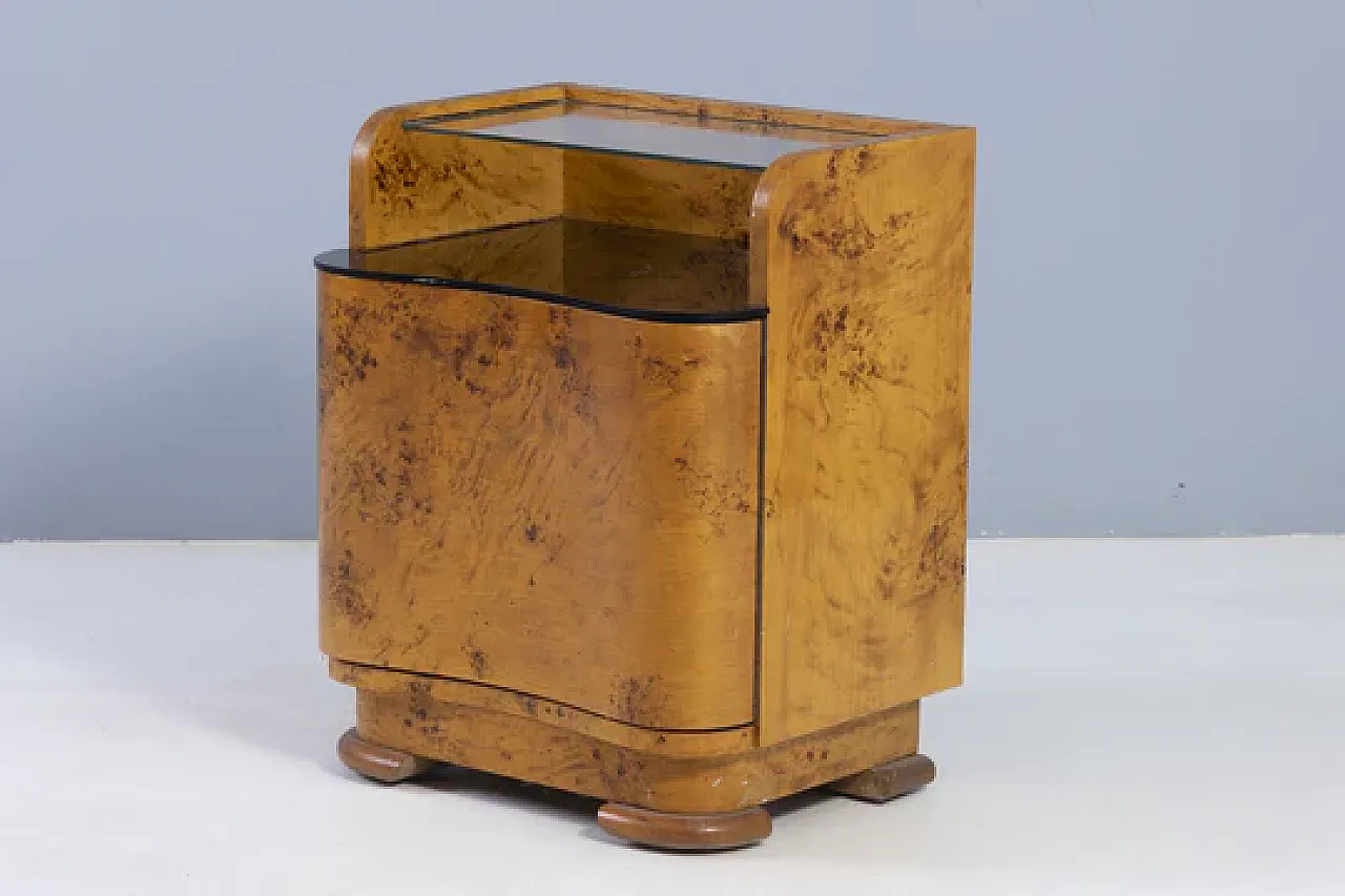 Coppia di comodini di UP Závody, anni '50 8