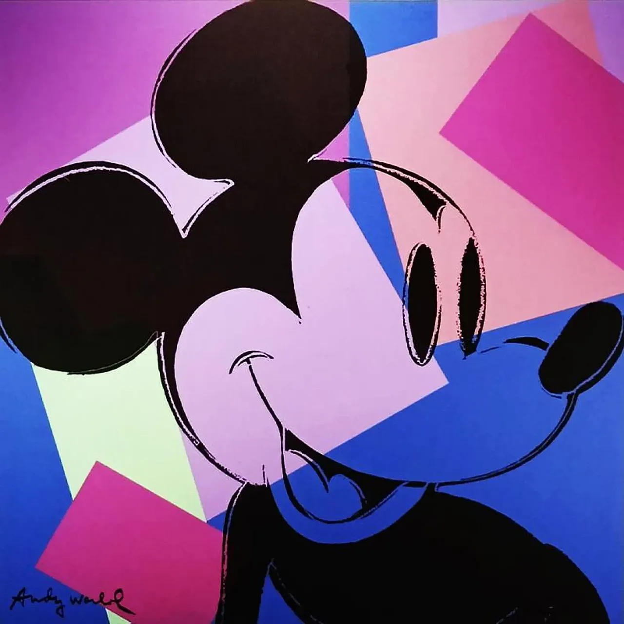 Andy Warhol, Mickey Mouse limited edition lithograph, 1980s 2