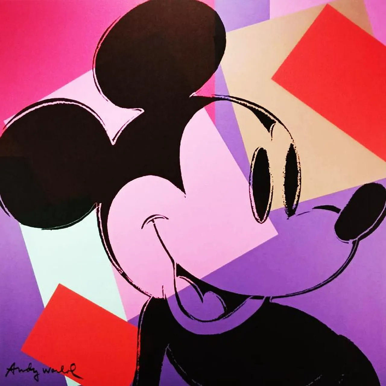 Andy Warhol, Mickey Mouse limited edition lithograph by CMOA, 1980s 2