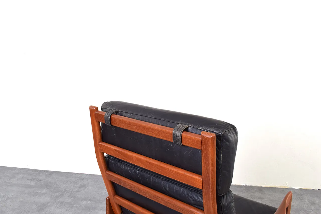 Coppia di poltrone in teak di Illum Wikkelsø per Niels Eilersen, 1970 14