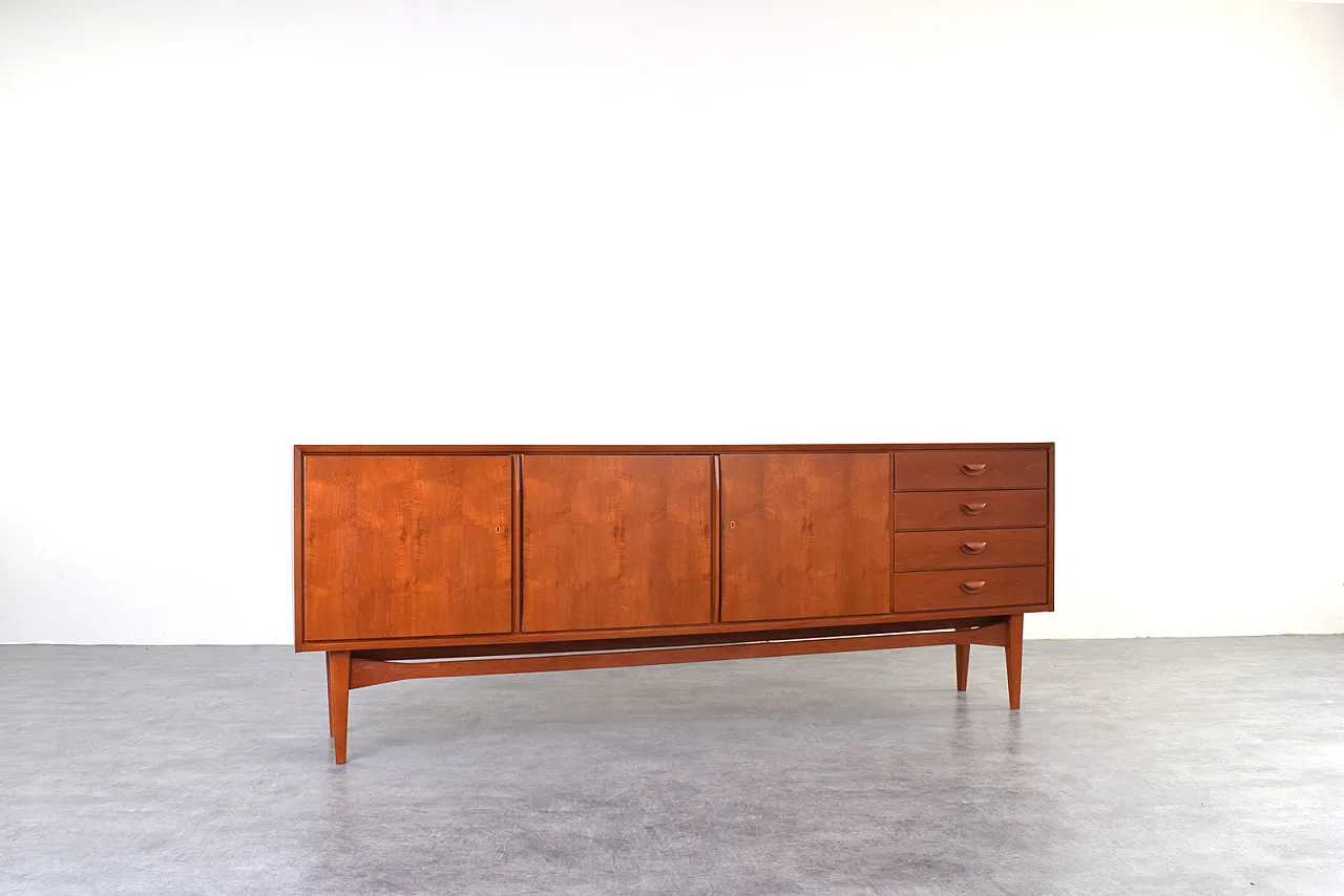 Credenza Mid-Century in teak di Heinrich Althoff, anni '60 3