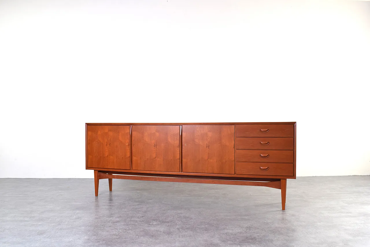 Credenza Mid-Century in teak di Heinrich Althoff, anni '60 4