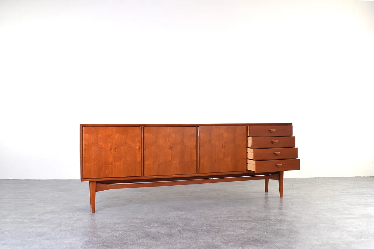 Credenza Mid-Century in teak di Heinrich Althoff, anni '60 5