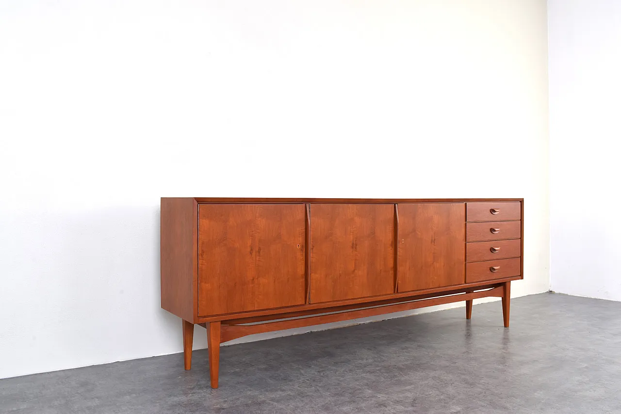 Credenza Mid-Century in teak di Heinrich Althoff, anni '60 8