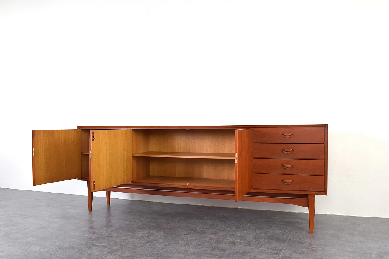 Credenza Mid-Century in teak di Heinrich Althoff, anni '60 11