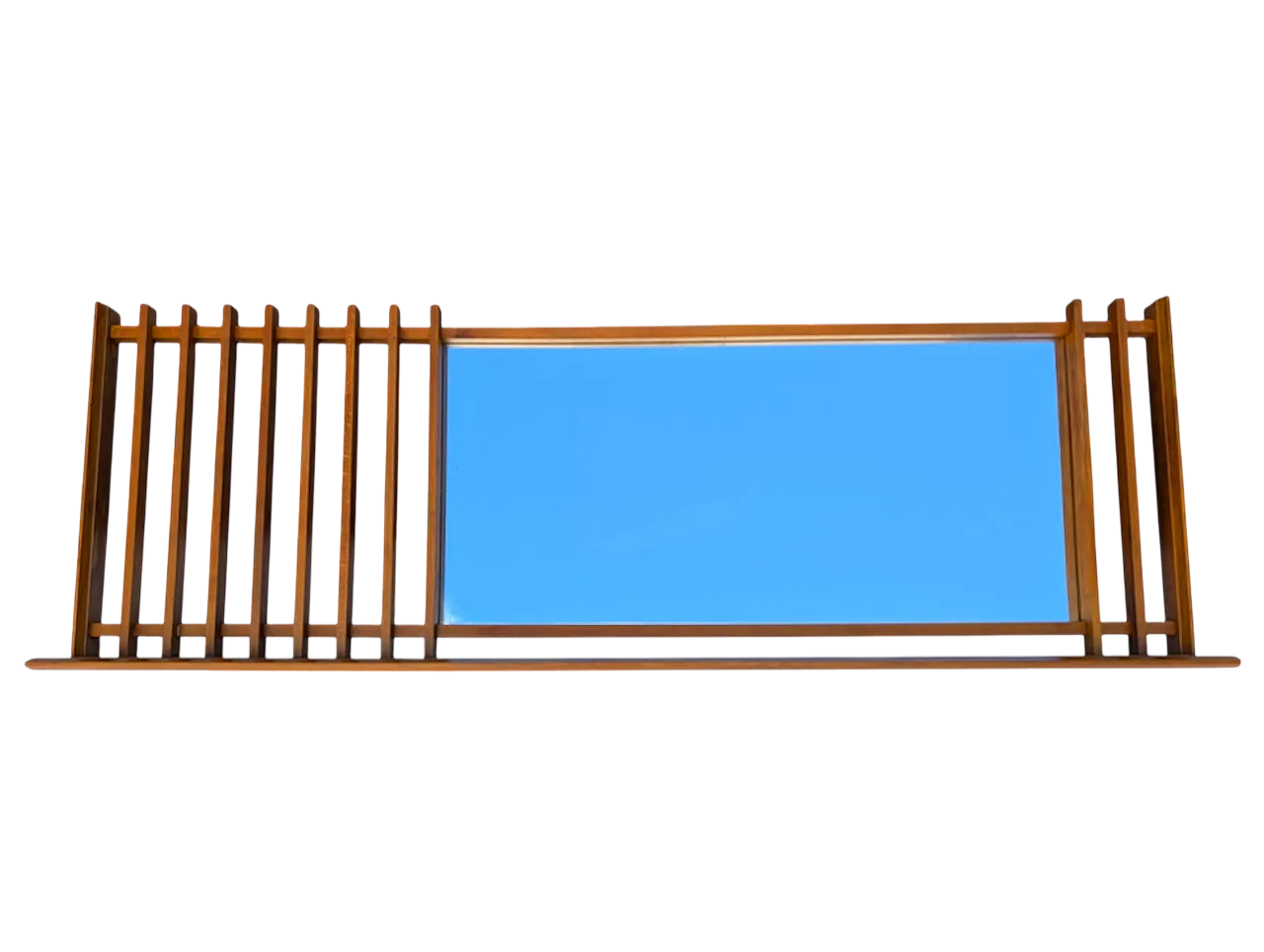 Specchio in legno teak targati Sacilese, Italia anni 60 6