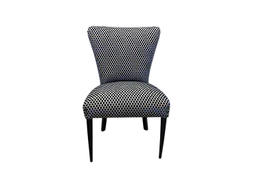 Poltroncina rivestita in velluto, anni 2000