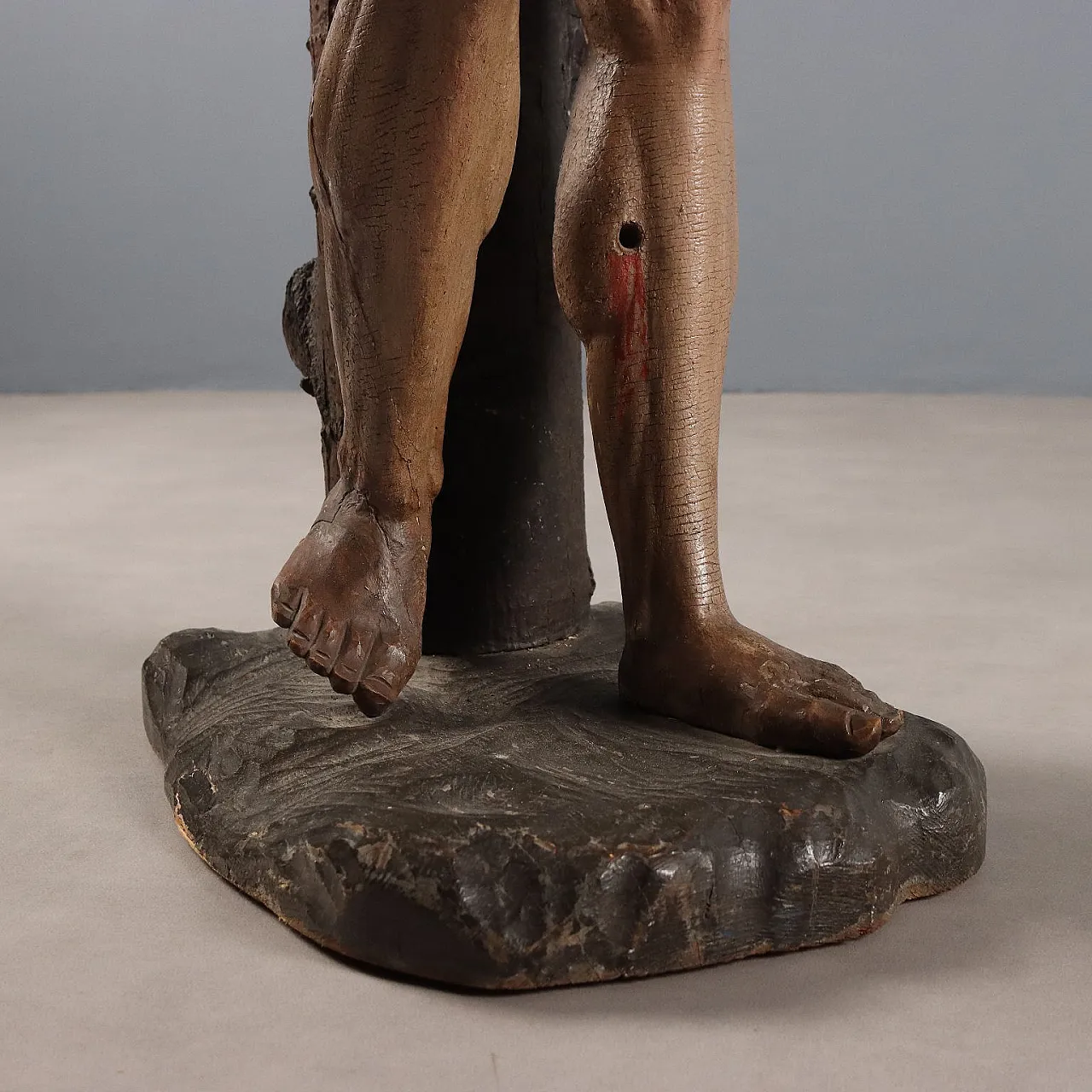 Scultura a tutto tondo di San Sebastiano, fine '600 7