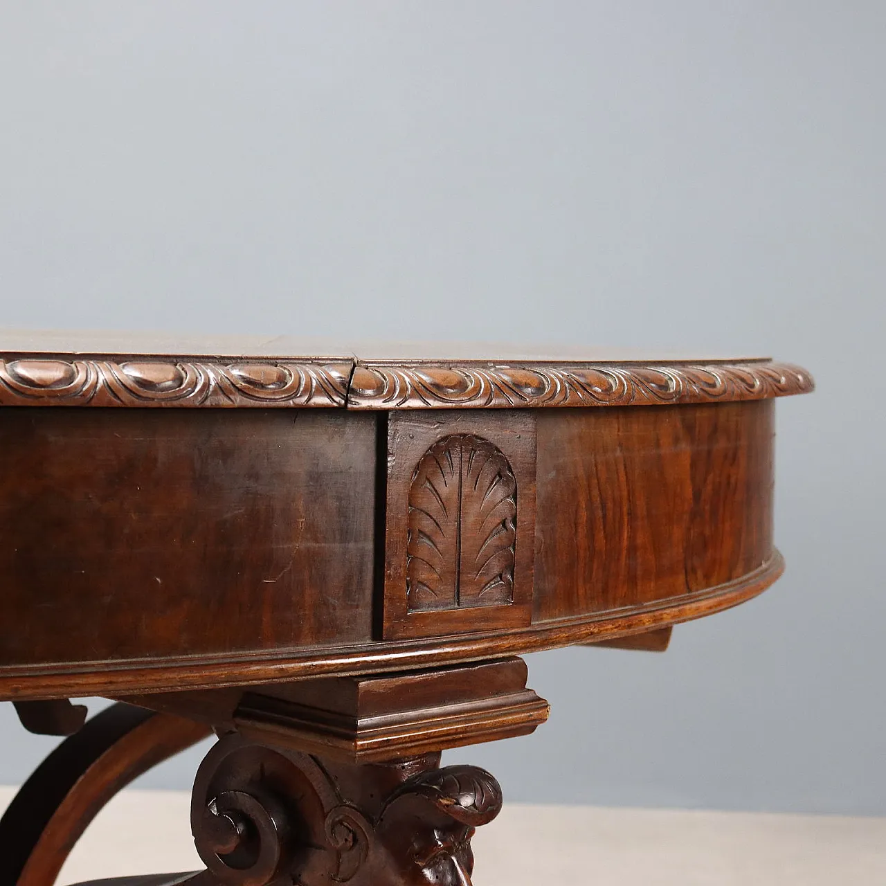 Tavolo allungabile in noce, '800 5