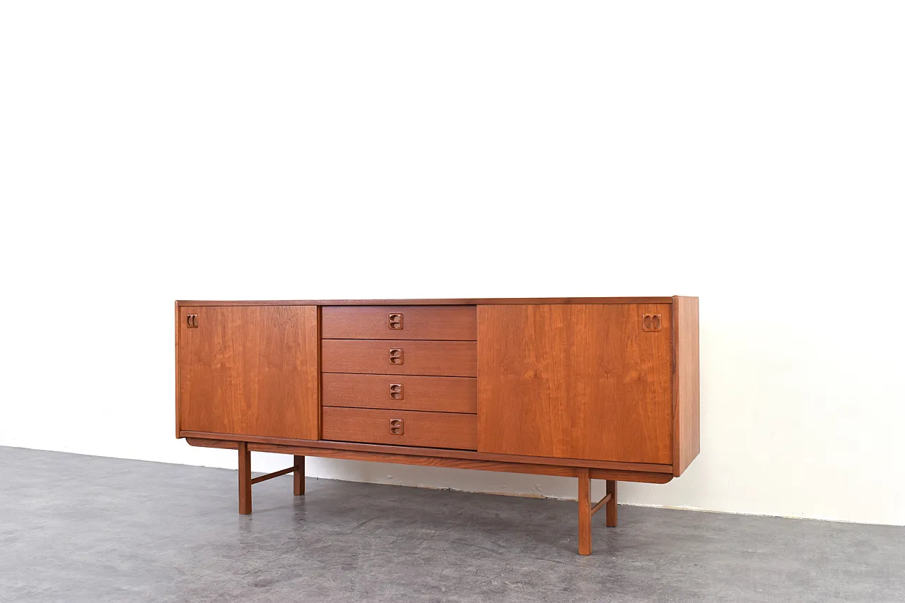 Mid-Century Teak Sideboard by Klippan Korsør for Ikea, 1960s 10