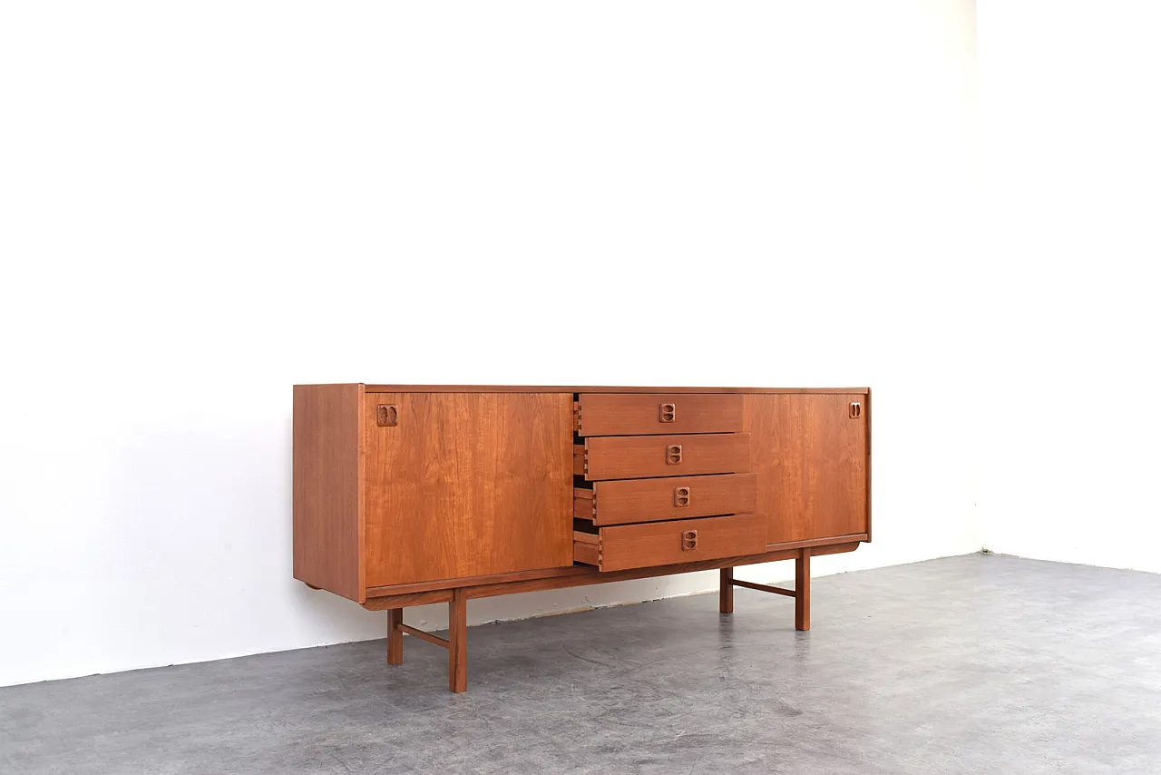 Mid-Century Teak Sideboard by Klippan Korsør for Ikea, 1960s 11