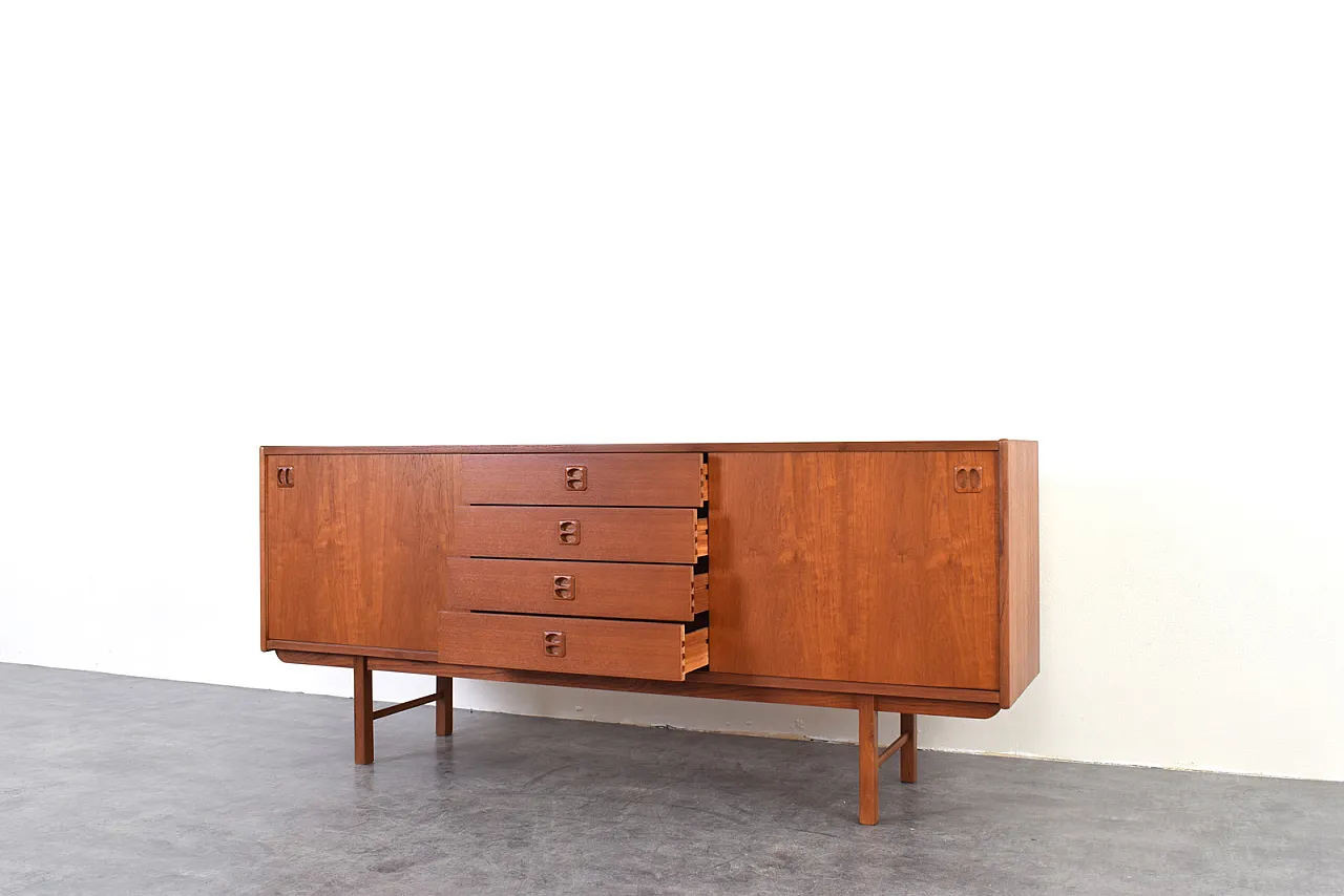 Mid-Century Teak Sideboard by Klippan Korsør for Ikea, 1960s 12