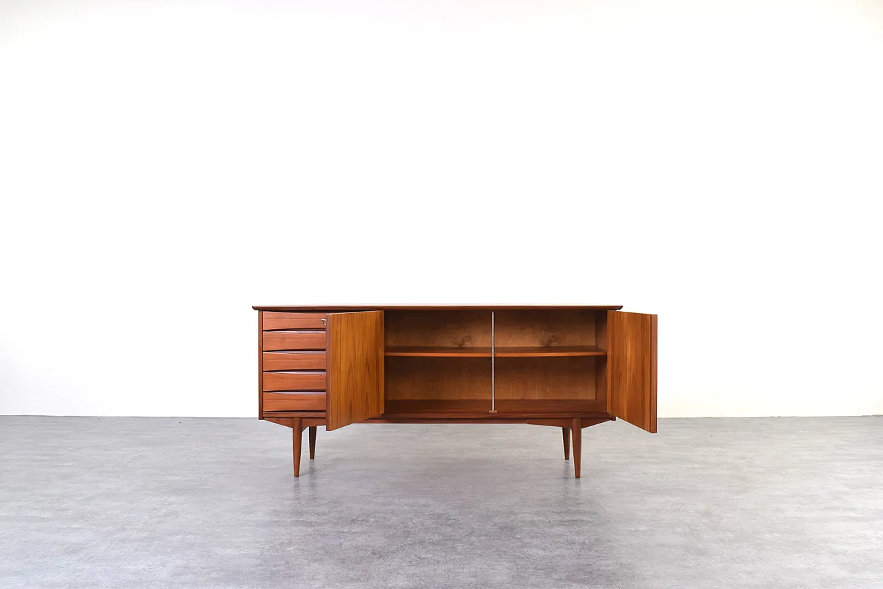 Mid-Century Teak Sideboard by Frederik Kayser, 1960s 2