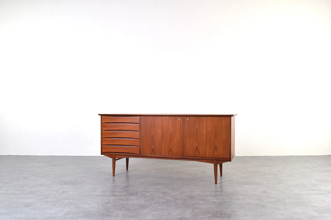Mid-Century Teak Sideboard by Frederik Kayser, 1960s 4