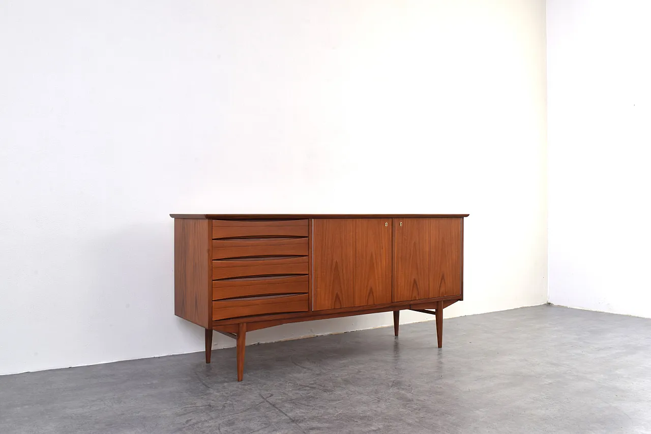 Mid-Century Teak Sideboard by Frederik Kayser, 1960s 9