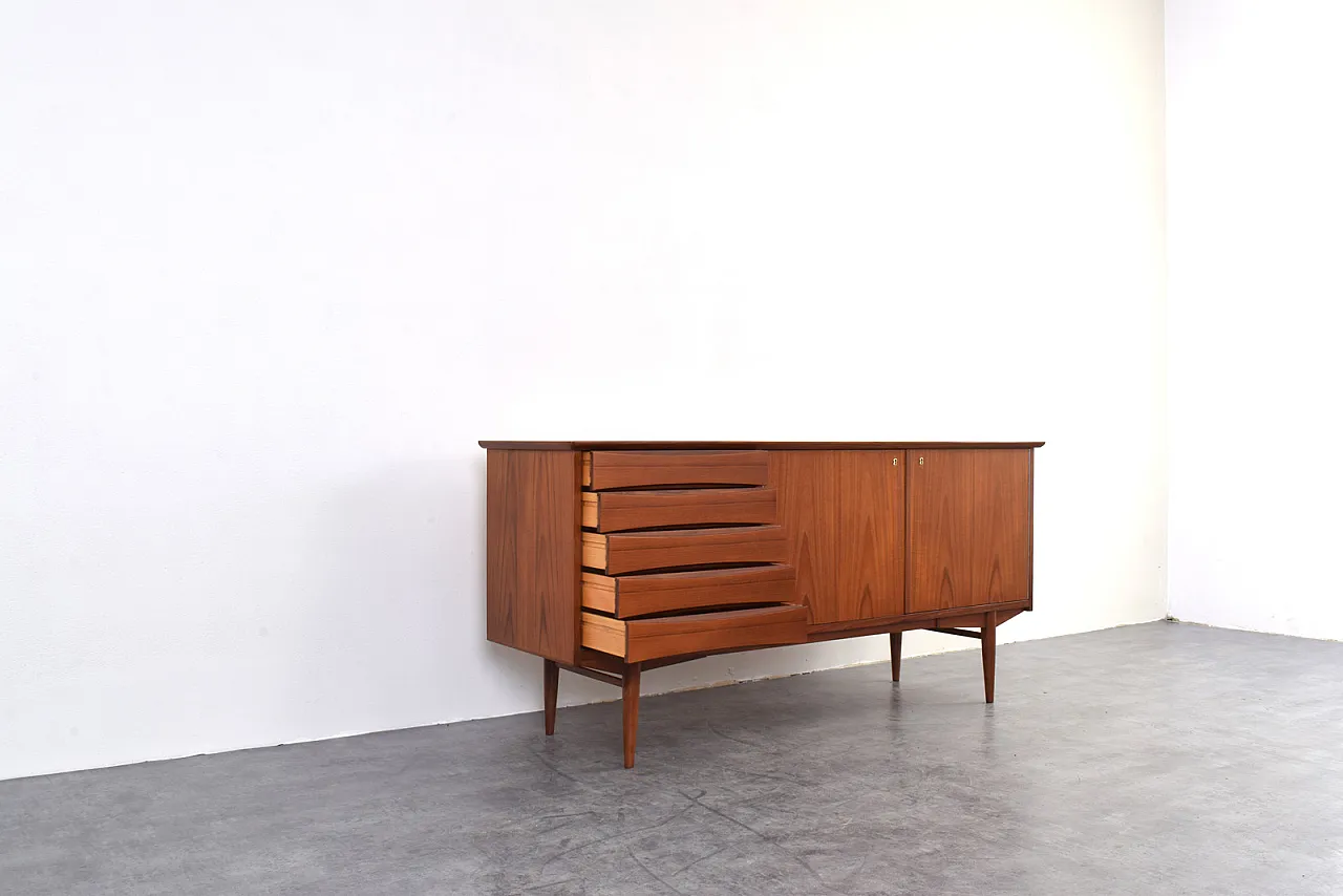 Mid-Century Teak Sideboard by Frederik Kayser, 1960s 11