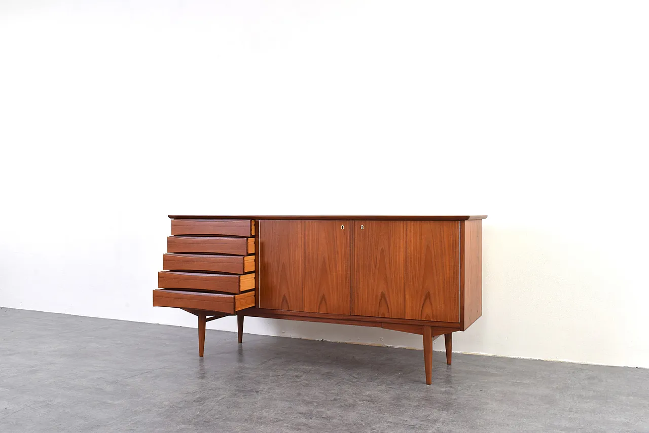 Mid-Century Teak Sideboard by Frederik Kayser, 1960s 12