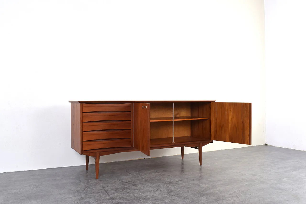 Mid-Century Teak Sideboard by Frederik Kayser, 1960s 13