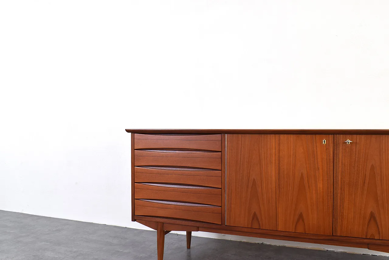 Mid-Century Teak Sideboard by Frederik Kayser, 1960s 15