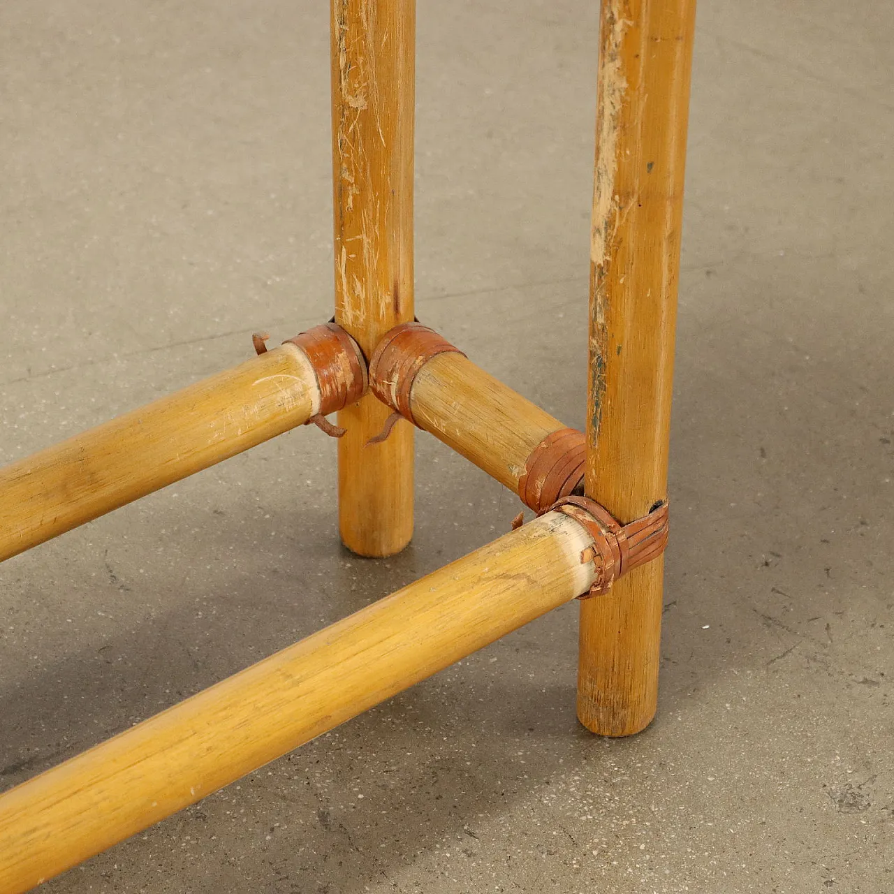 Mobile in bambù con ripiani a giorno, anni '80 7