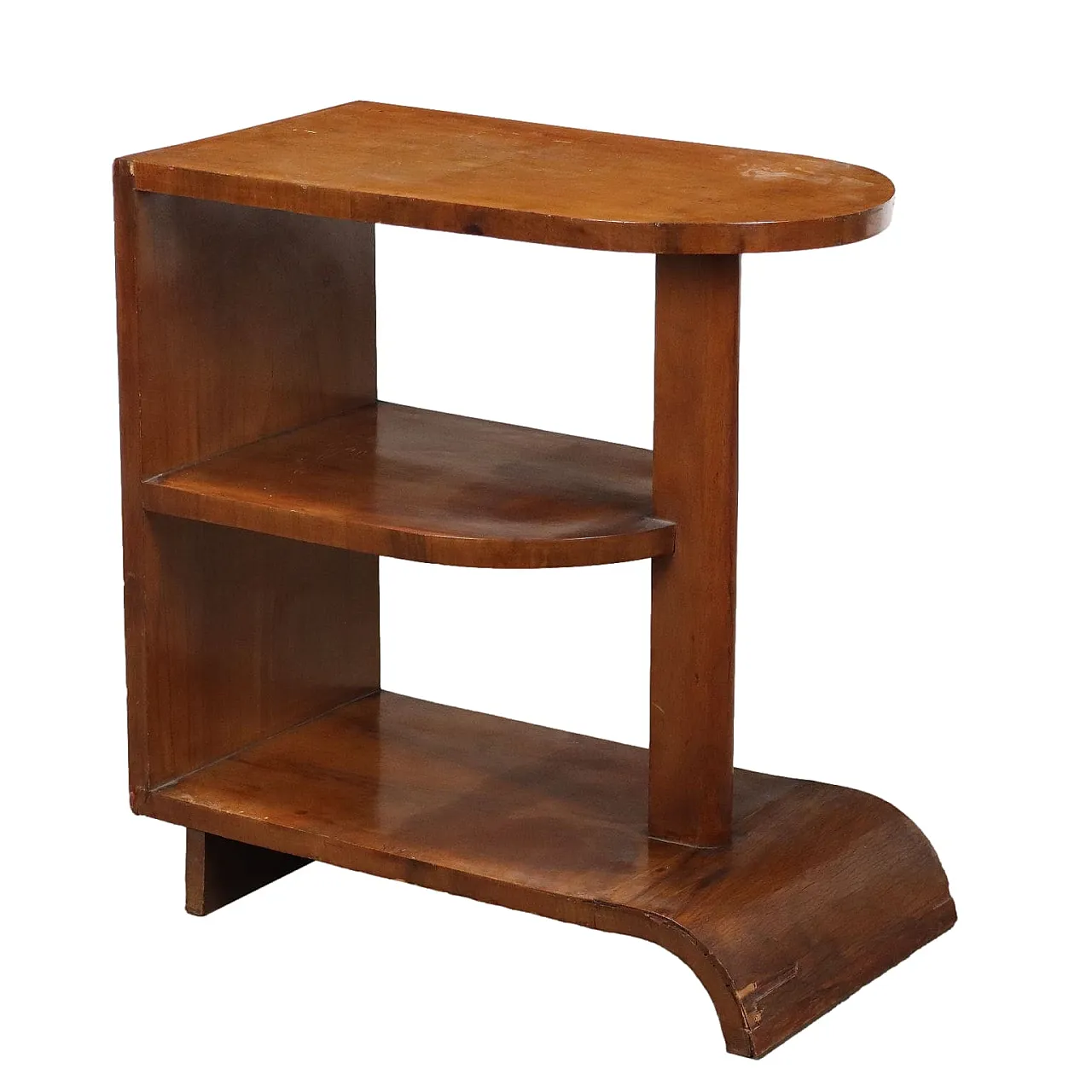 Tavolino Decò  impiallacciato in noce, '900 1