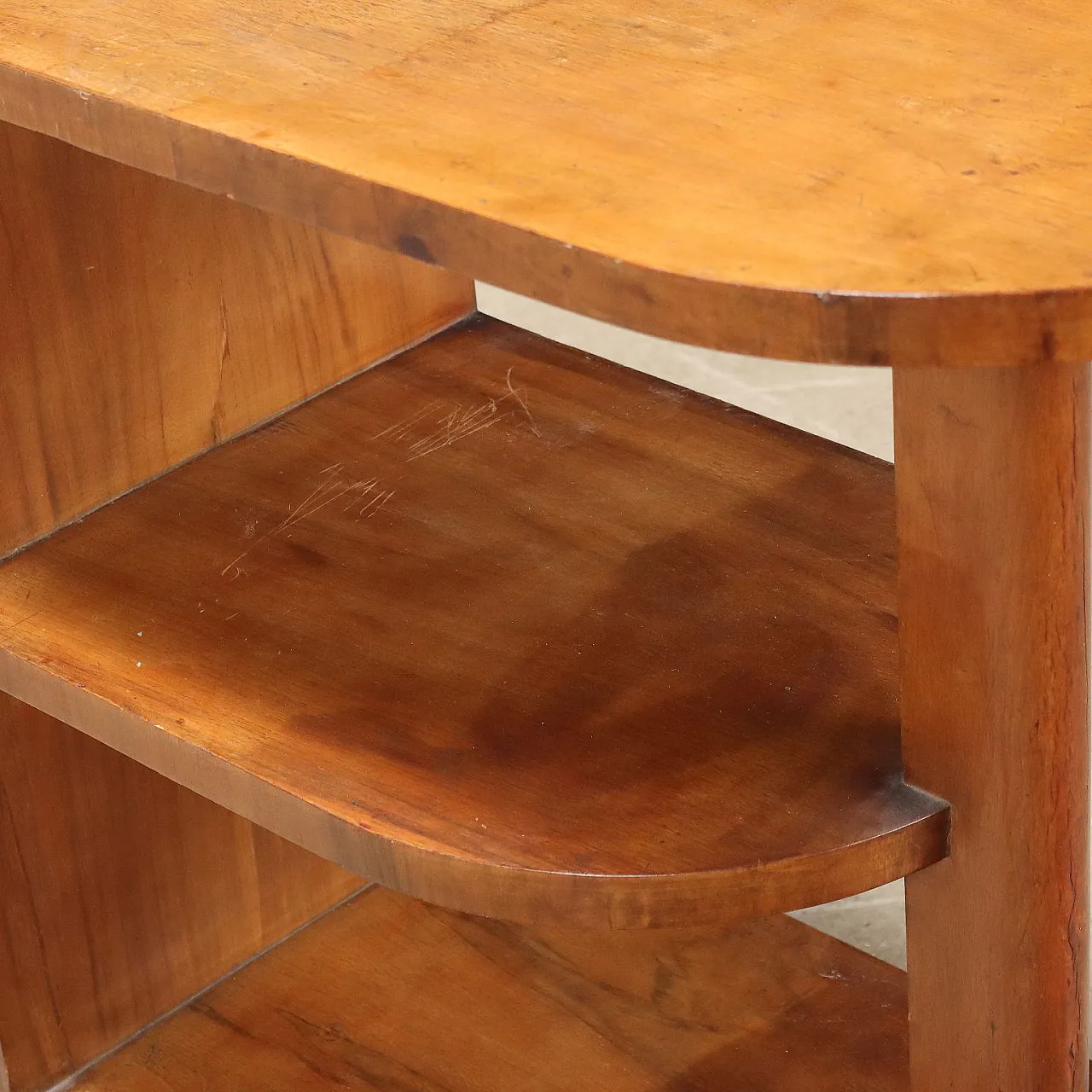 Tavolino Decò  impiallacciato in noce, '900 5