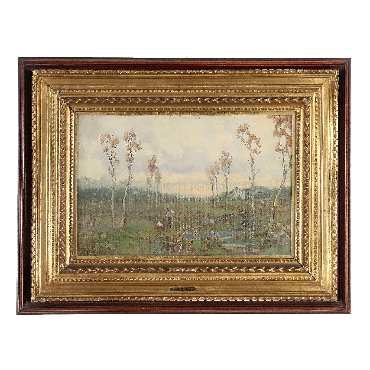 Modern painting by Gignus, oil on canvas, 20th century 1