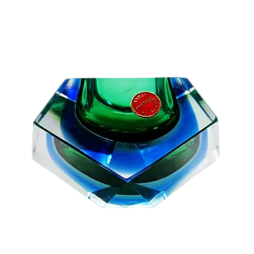 Posacenere in vetro di Murano di Flavio Poli per Seguso, anni '60