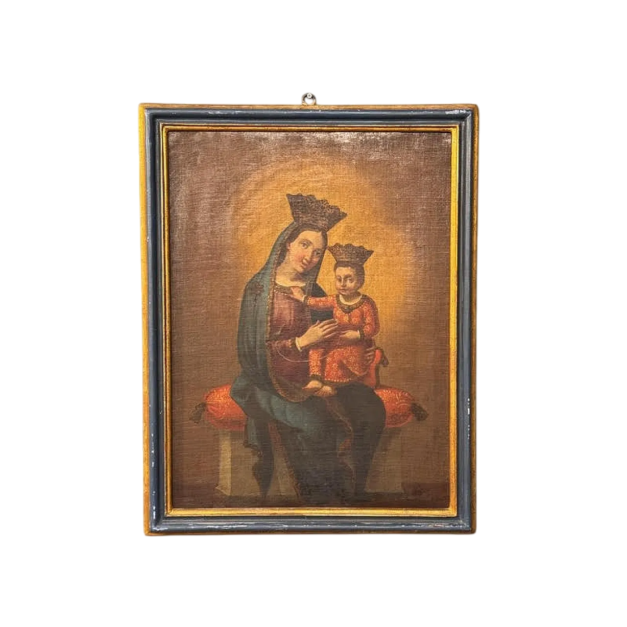 Madonna with Child and Goldfinch, oil on canvas, 18th century 9