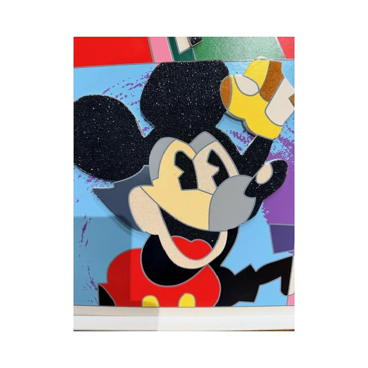 Ugo Nespolo, American Icons, serigrafia polimaterica, anni 2000 3