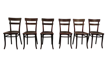 6 sedie Thonet, mod. 651, anni '30