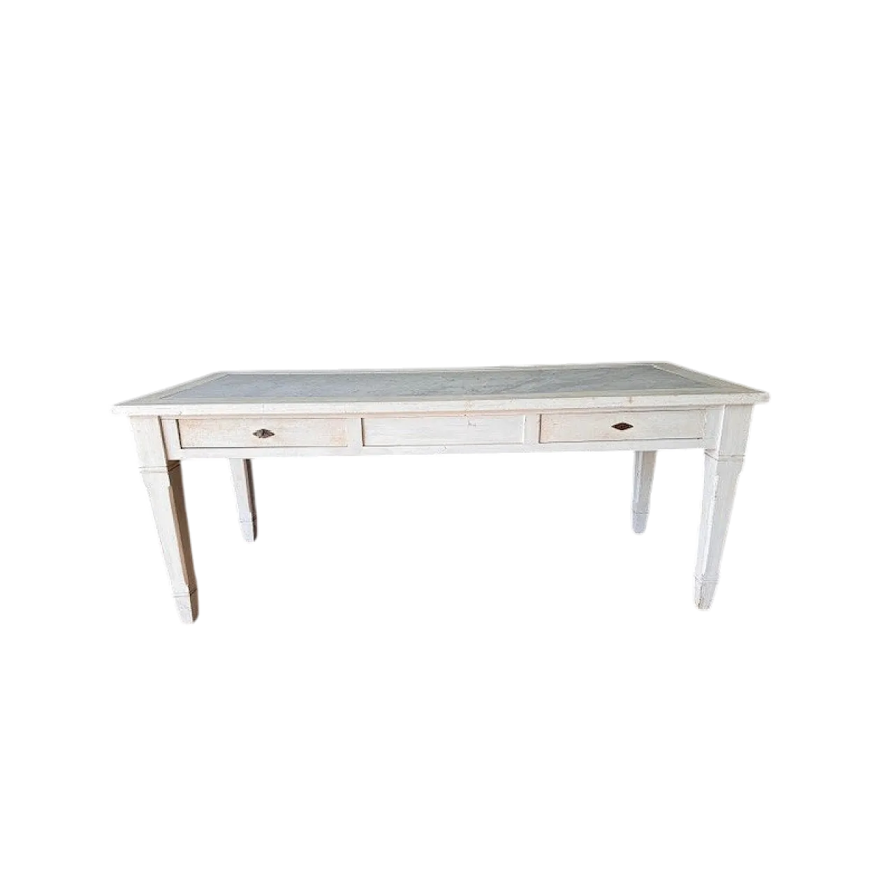 Tavolo da cucina in legno massello, primo '900 9