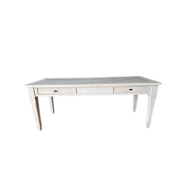 Tavolo da cucina in legno massello, primo '900