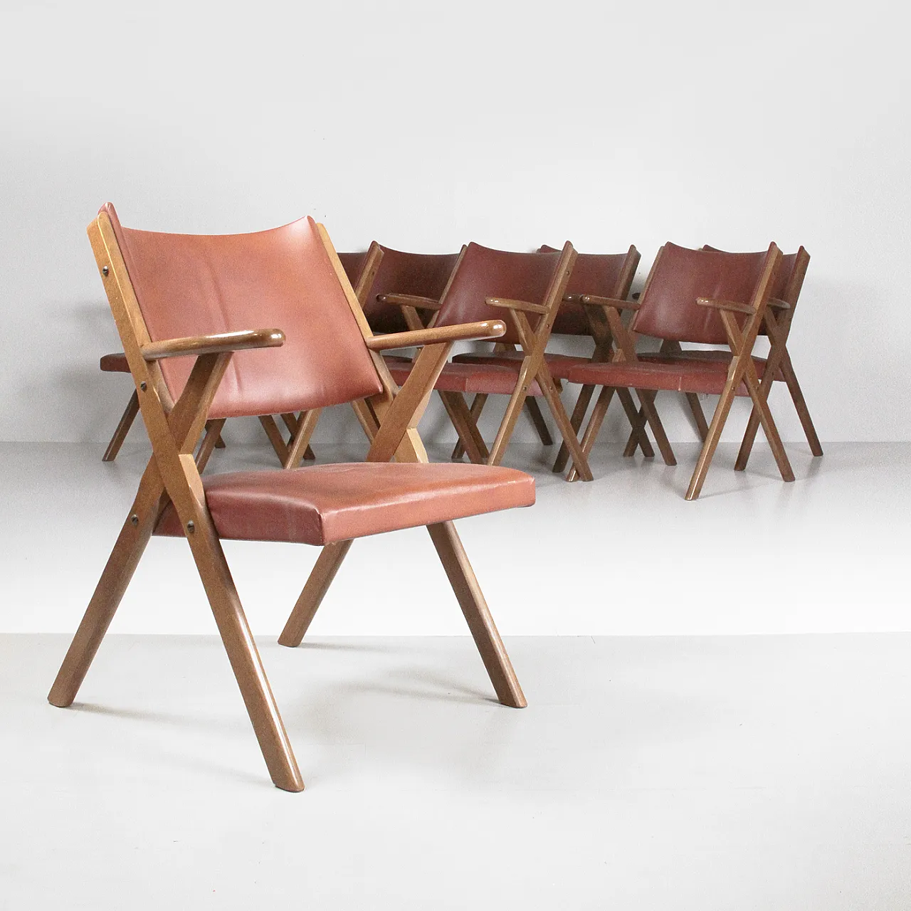 Poltroncina Dal Vera, anni '50, disponibili n. otto 2