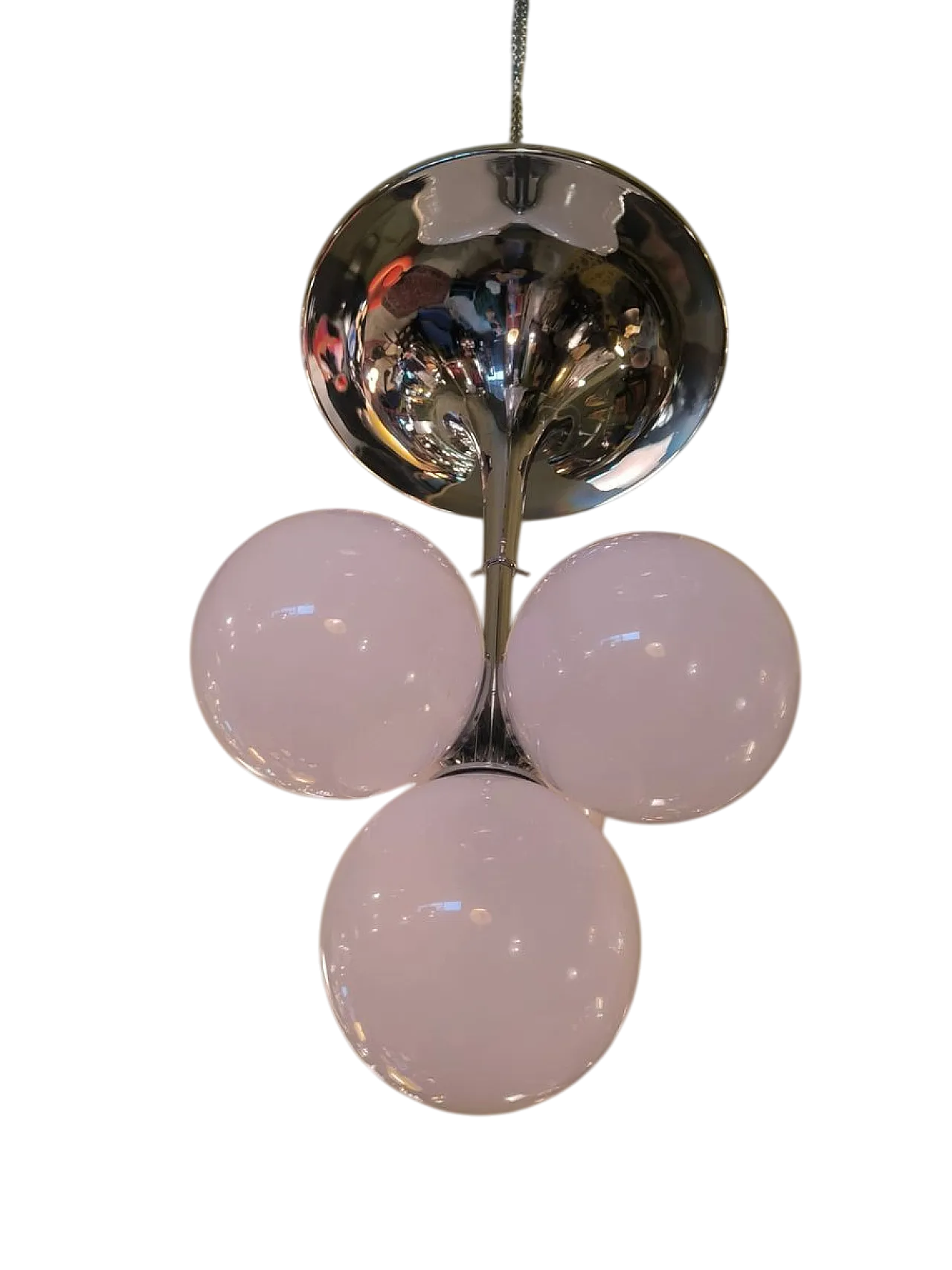 Lampada da soffitto Space Age con sfere, anni '70 5