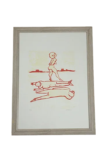 Mino Maccari, Composizione, Litografia, anni '80