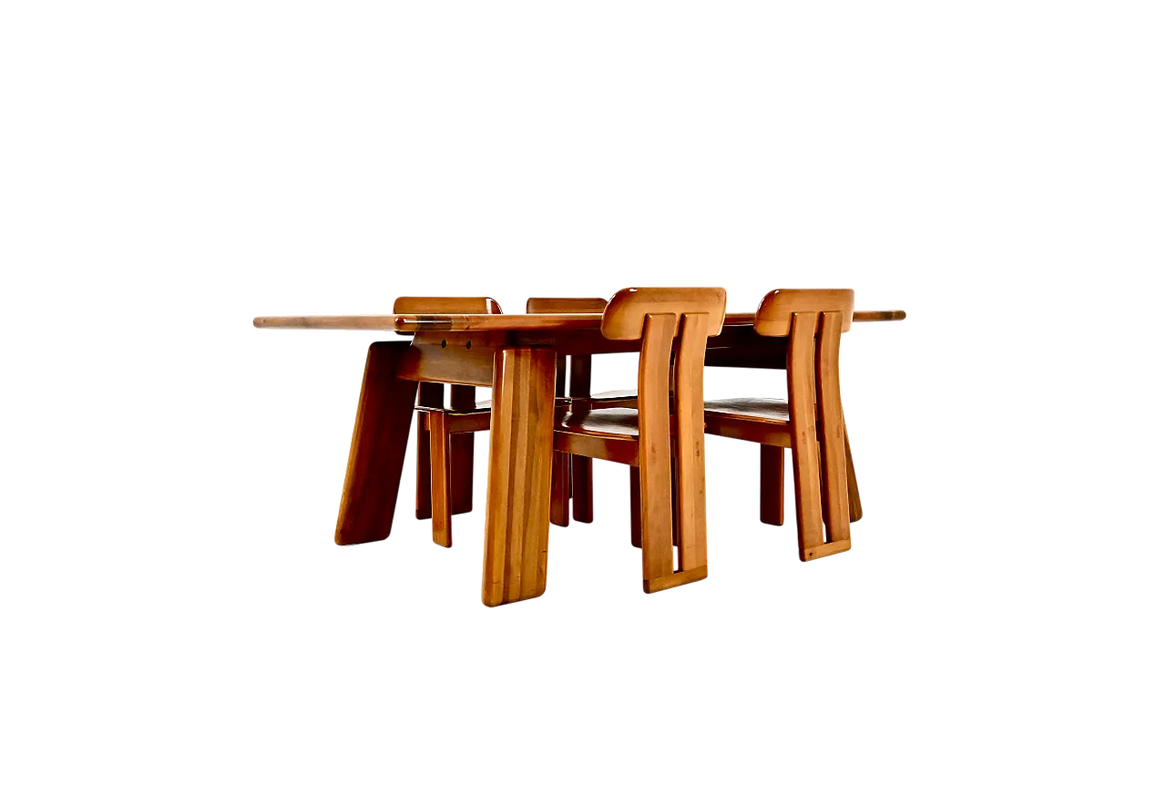 Set da pranzo Sapporo Di Mario Marenco per Mobilgirgi, anni '70 15