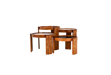 Model 780 Nesting Tables by Gianfranco Frattini for Cassina, 1960s