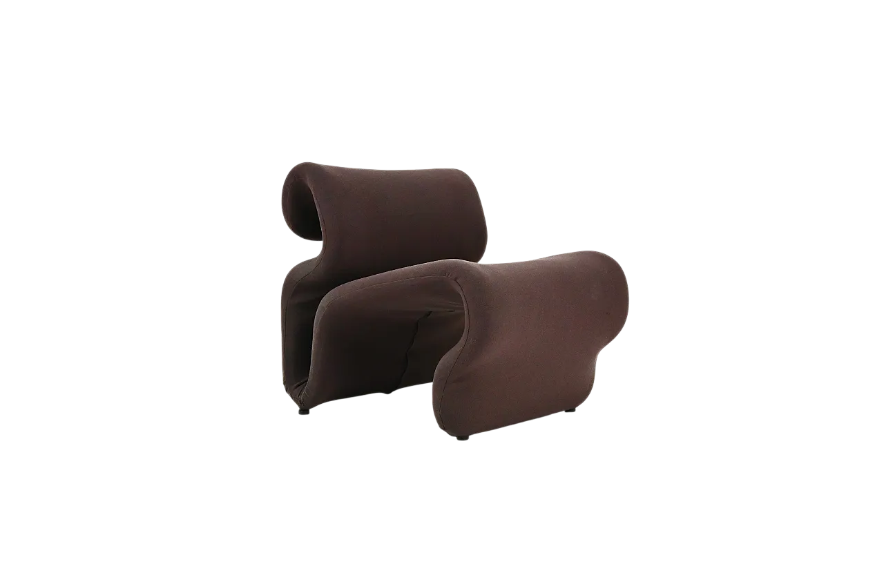 Poltrona lounge Etcetera di Jan Ekselius, anni '70 10