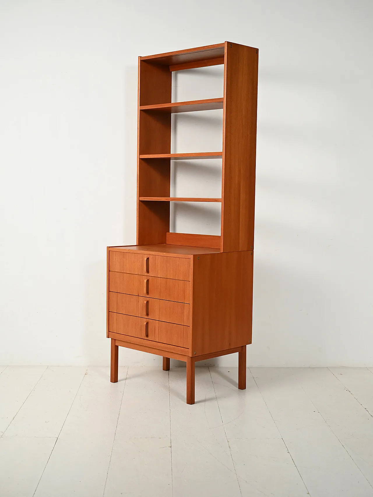 Scandinavian teak bookcase by Bertil Fridhagen for Bodafors, 1960s 4