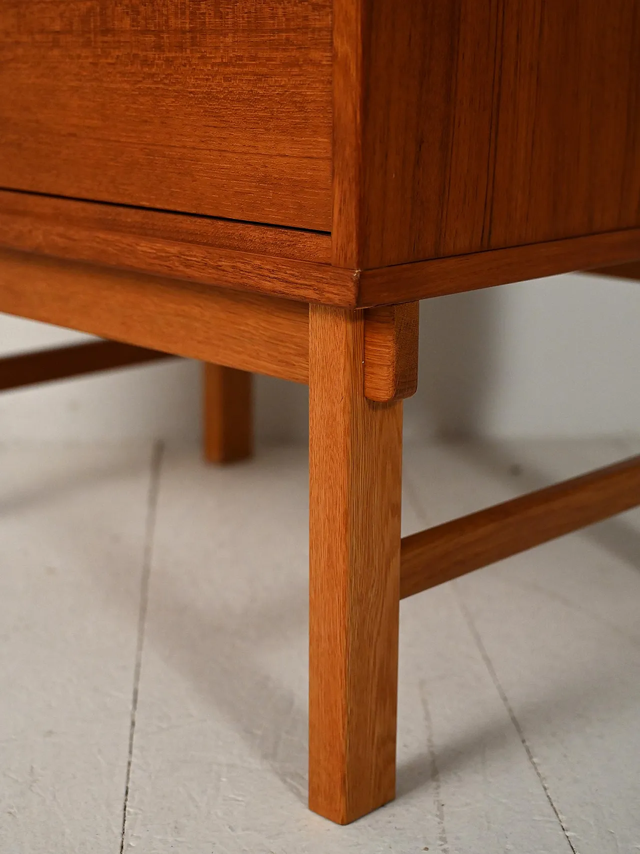 Scandinavian teak chest of drawers with six drawers, 1960s 7