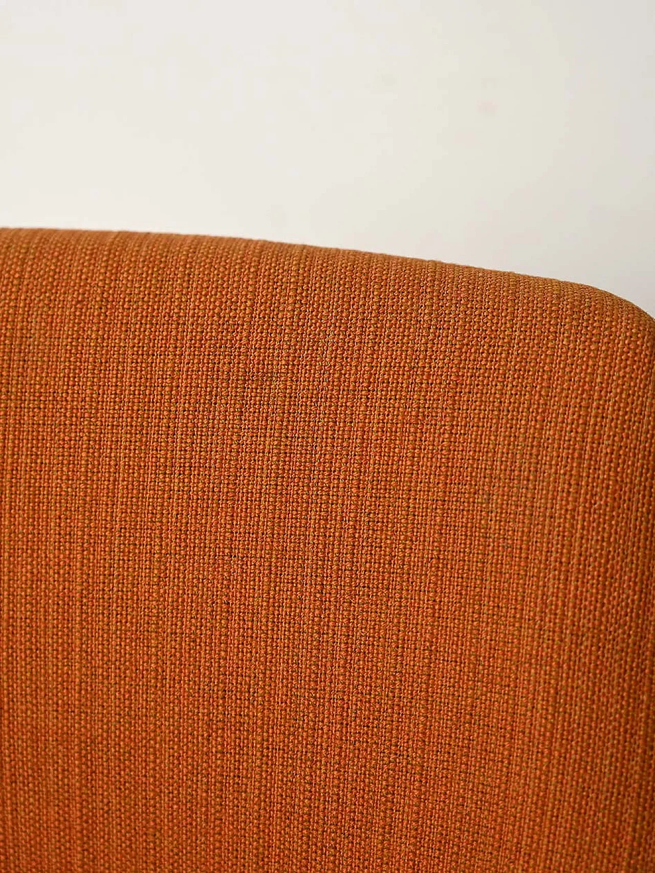 Pair of orange Oslosund armchairs by Kinnarps, 1950s 9